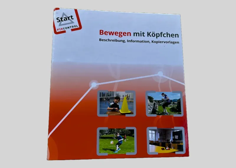 Titelseite des Schulordners «Bewegen mit Köpfchen».
